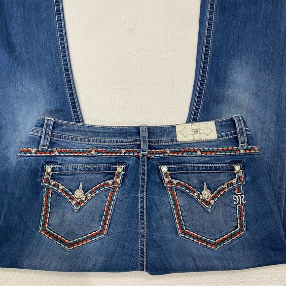 Miss me slim Boot Mid_Rise jeans Size 32 - Picture 2 of 12